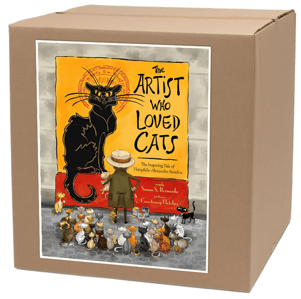 CASE SET (30) Artist Who Loved Cats: The Inspiring Tale of Theophile-Alexandre Steinlen Hardcover
