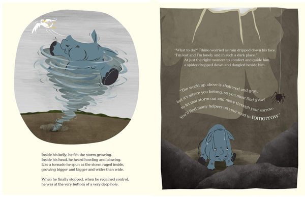 The Rhino Who Swallowed a Storm, Paperback