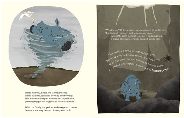 The Rhino Who Swallowed a Storm, Hardcover